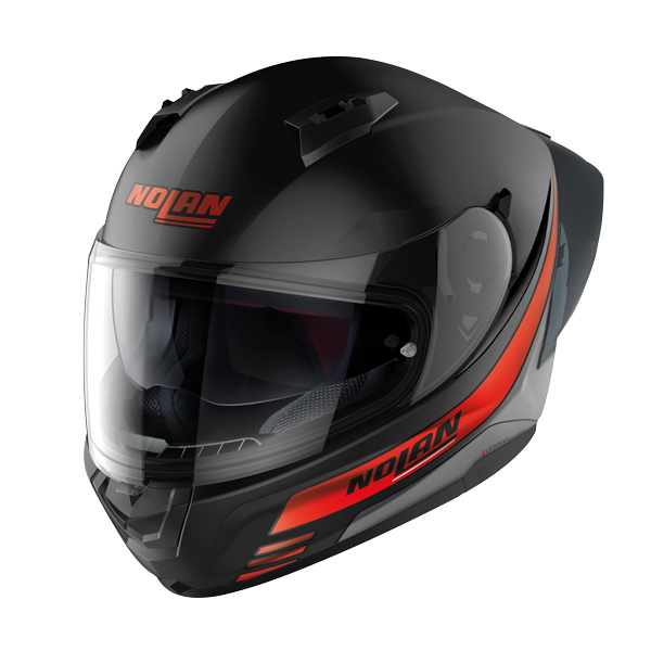 Nolan N60-6 Sport Outset Road Helmet Flat Black/Red - Image 1