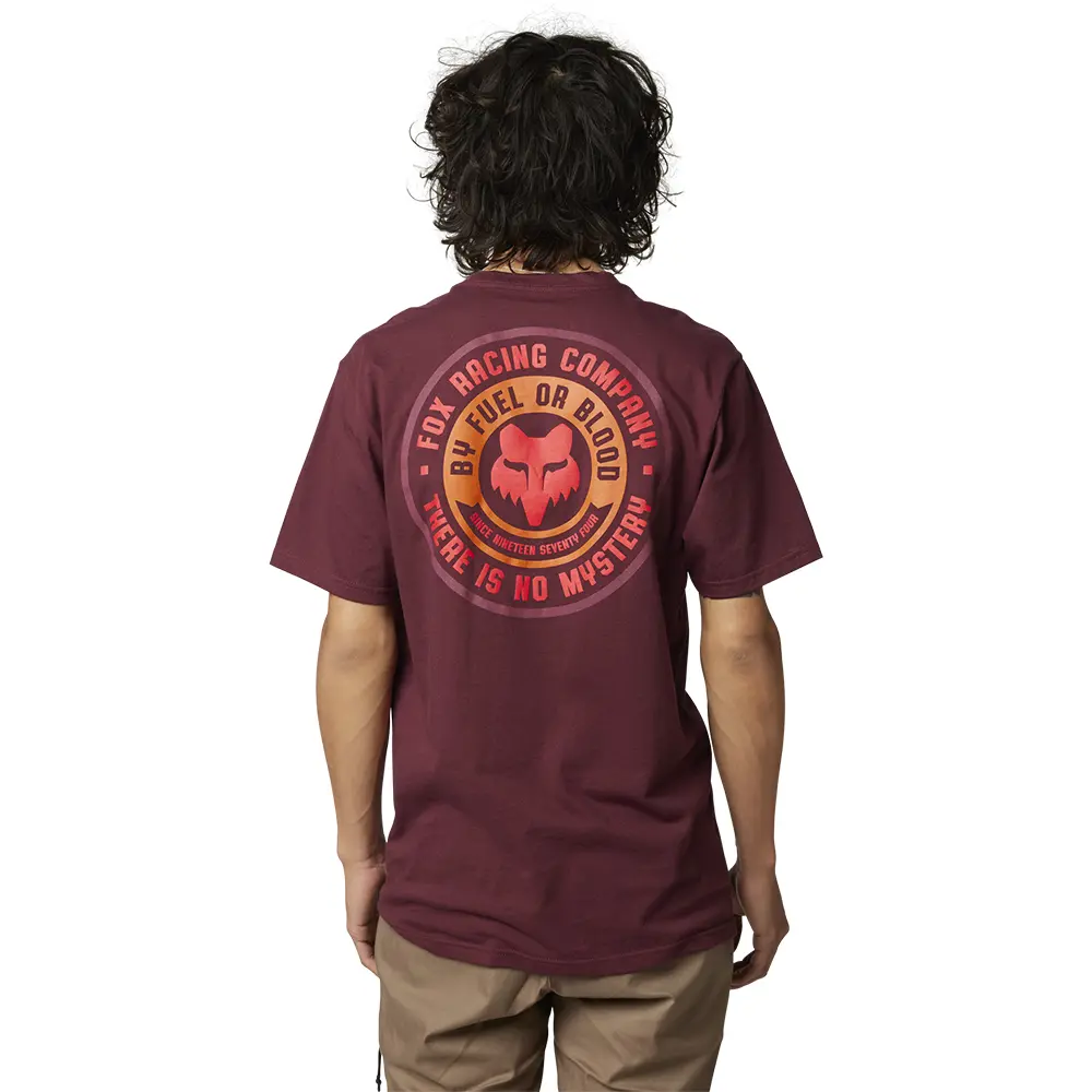 Fox Mysticks Tee Dark Maroon