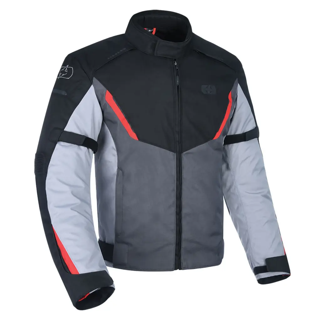 Road Jacket Oxford Delta 1.0 WP Black/Grey/Red