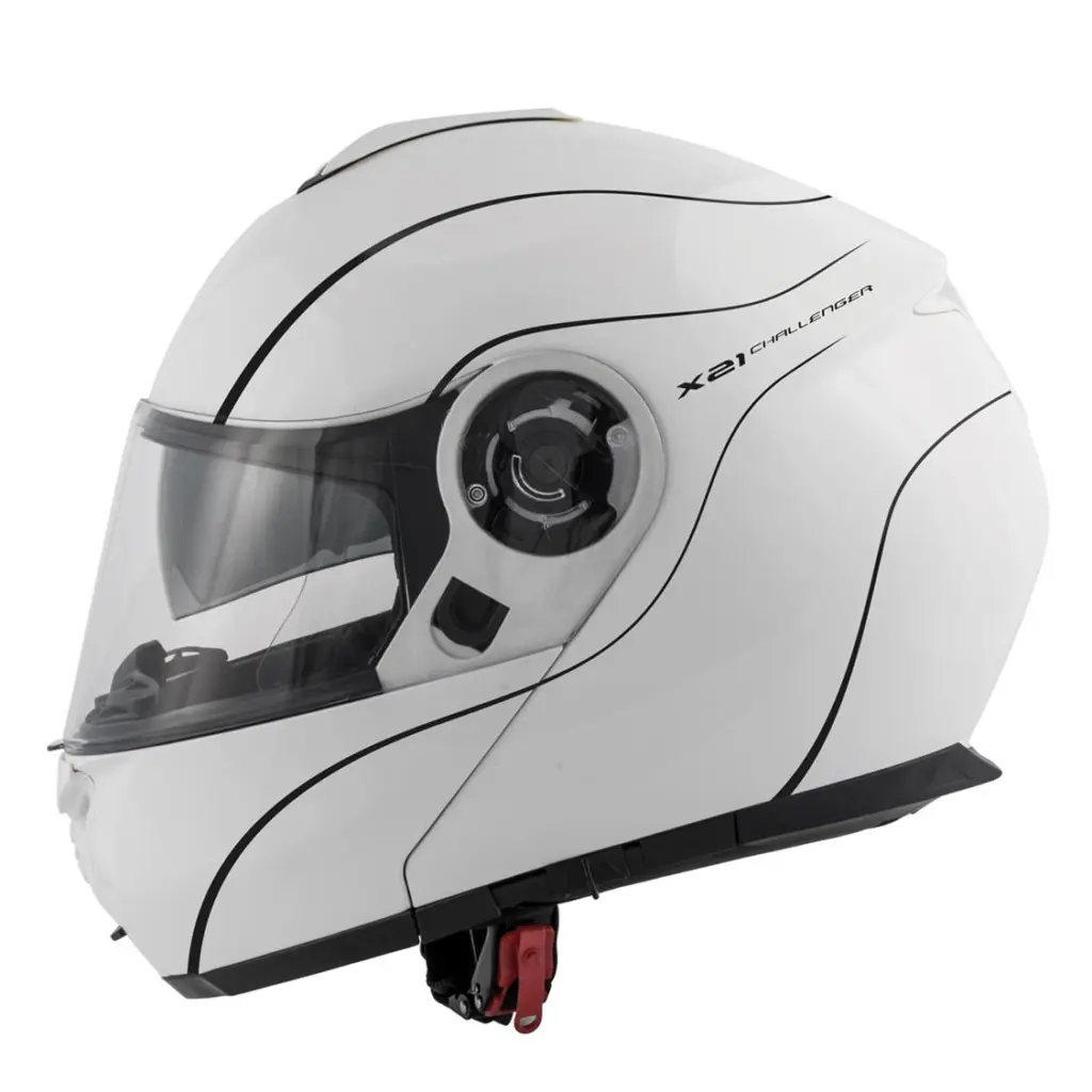 Givi X21 Challenger Front Flip Graphic White Road Helmet