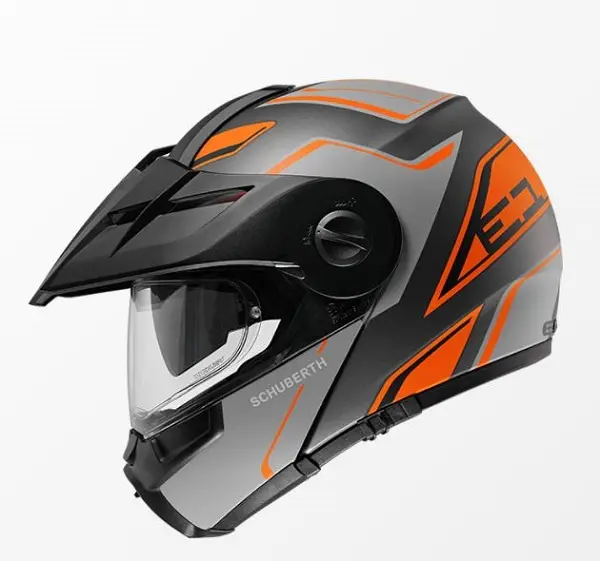 Schuberth (22) E1 Endurance Orange Adventure Helmet