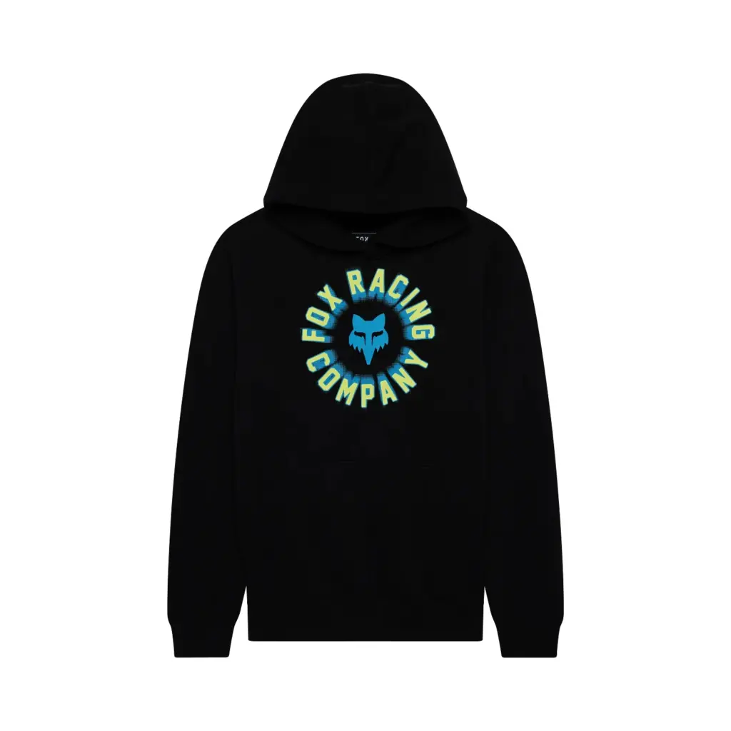 Fox Beam Fleece Pullover Hoodie Youth Black