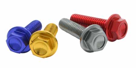 #DRC ALUM M6 FLANGE BOLTS 30MM - Image 3