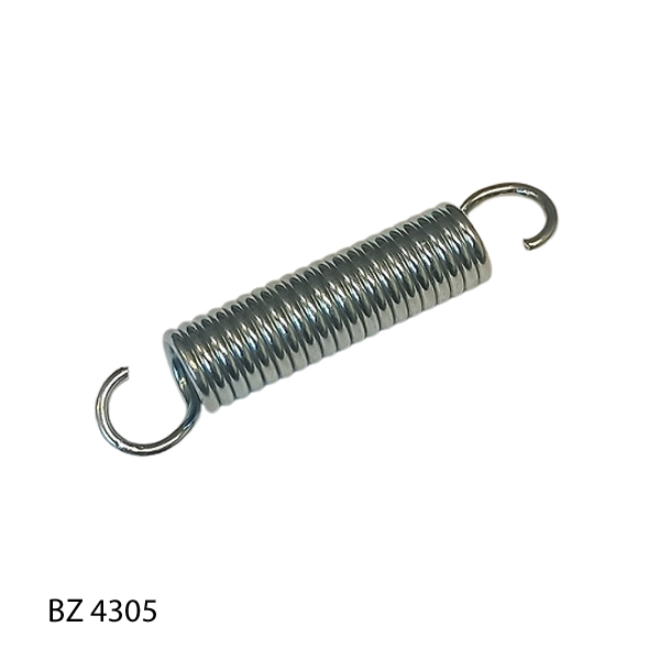 TENSION SPRING HOOK ENDS DIA. 15 x 82 mm LONG DIA. 2.5 mm WIRE - Image 1