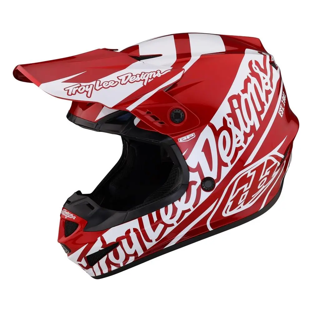 Troy Lee Designs GP Slice Motocross Helmet Red / White