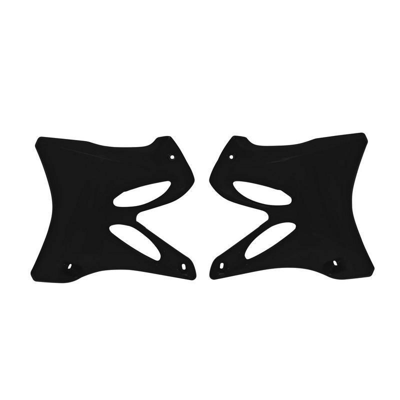 RADIATOR SHROUDS RTECH YZ125 YZ250 02-14 BLACK - Image 1