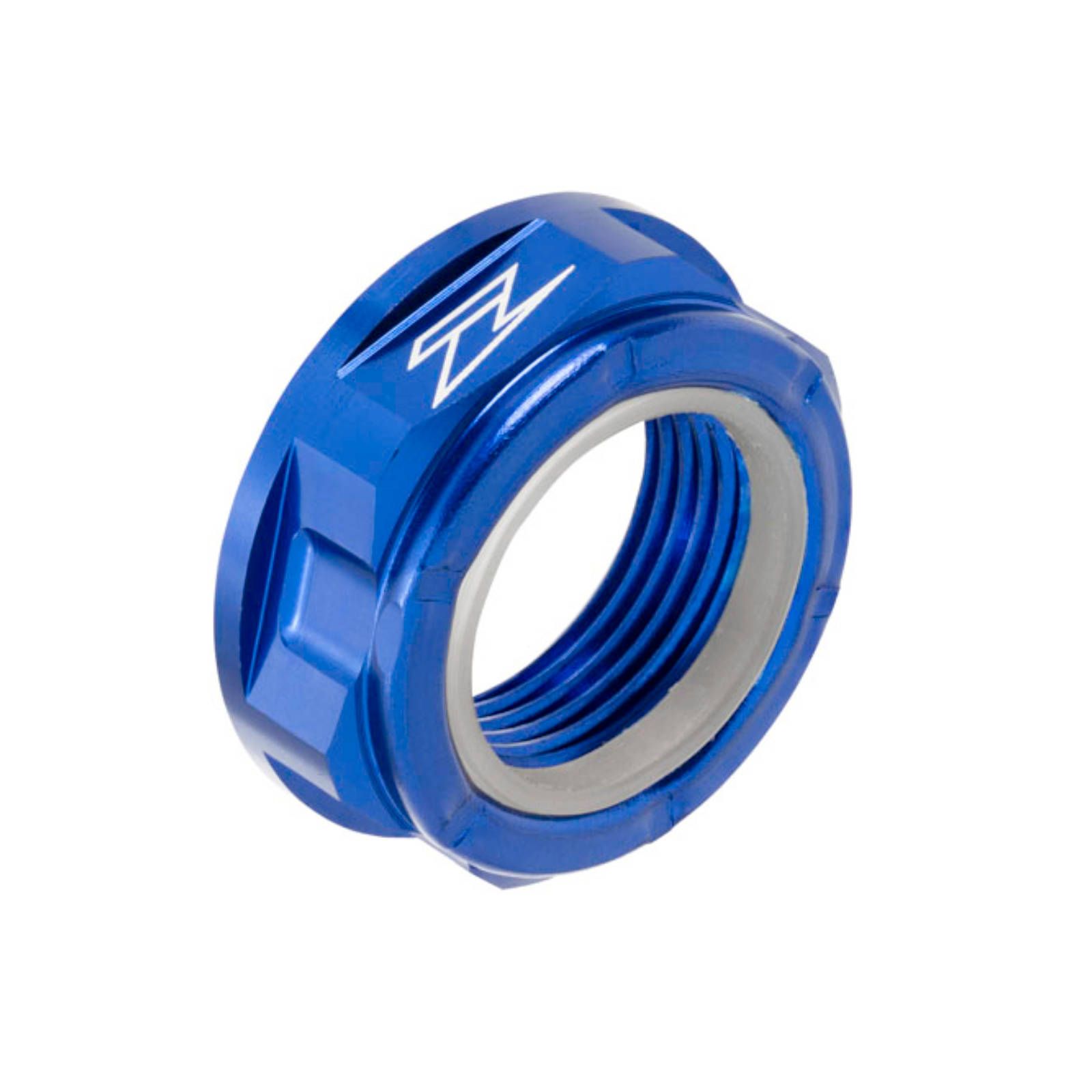 ZETA AXLE NUT M22X32-P1.5 H12L BLUE - Image 1