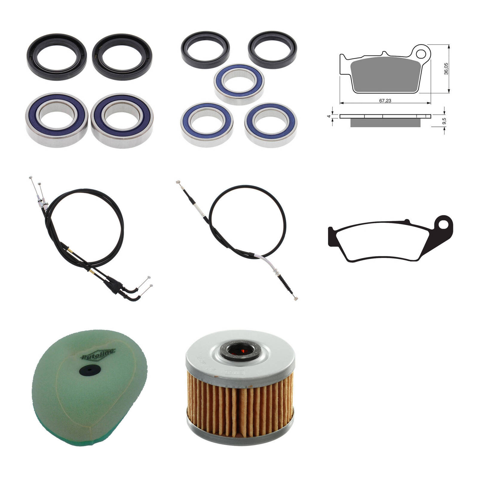Offroad Refurb Kit - Kawasaki KX450F '09-'12 - Image 1