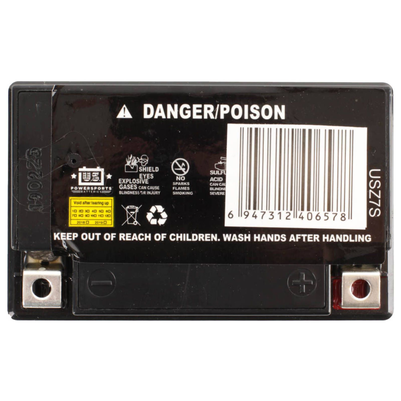 USPS AGM BATTERY USZ7S YTX5L-BS *10 - Image 3