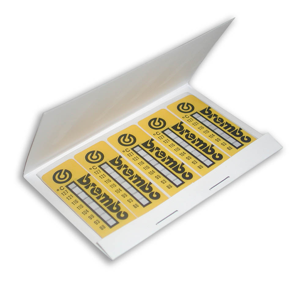 BREMBO THERMAL RANGE STICKER 88 - 127 DEG. C. - Image 1