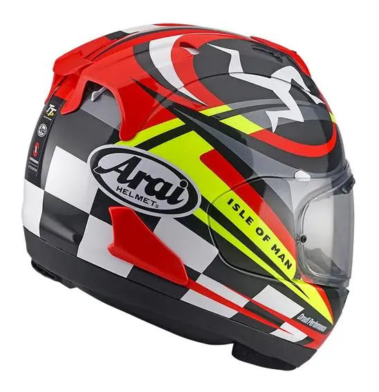 Arai RX-7V EVO Limited Edition Isle of Man TT Road Helmet