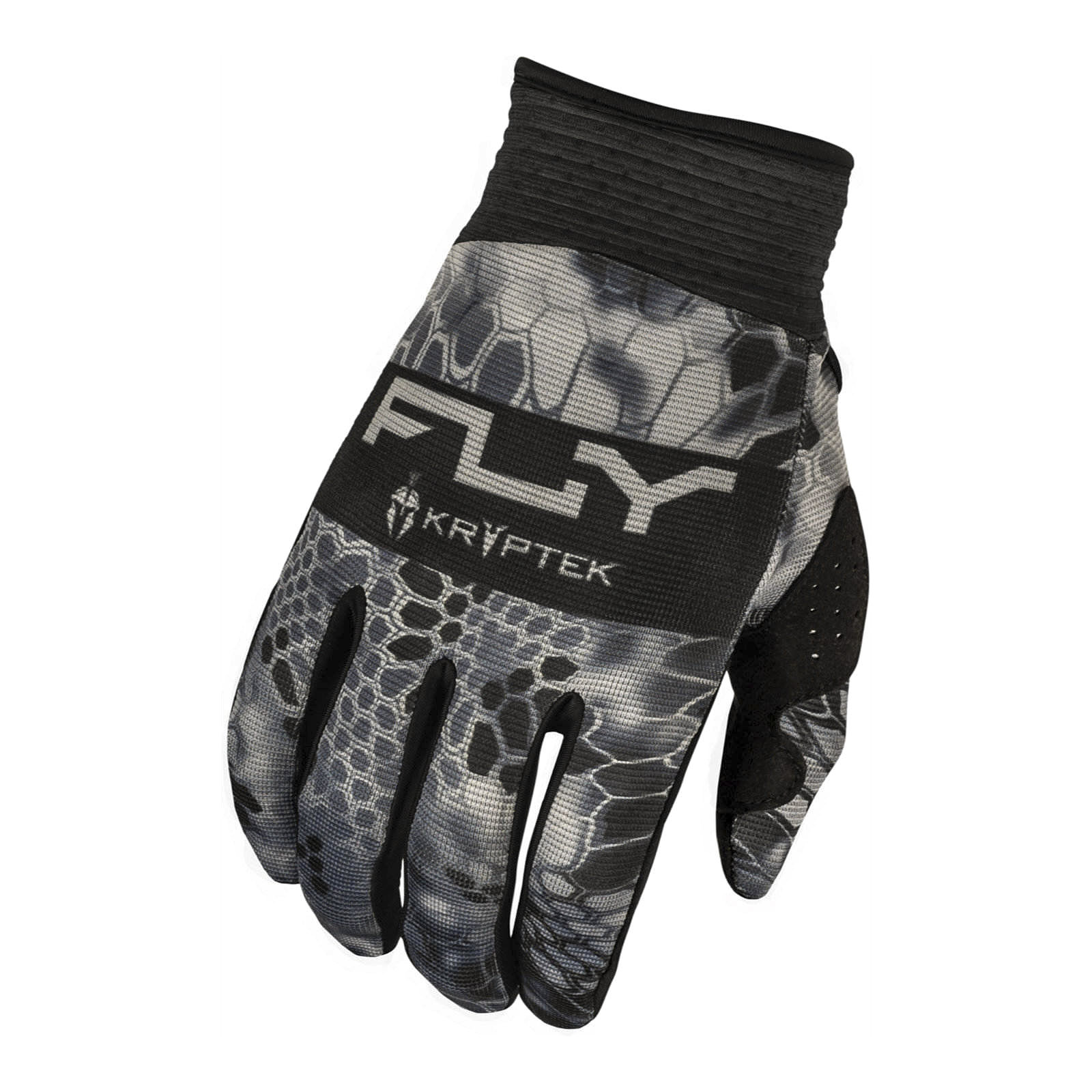 FLY Racing F-16 S.E. Kryptek Motocross Gloves Moss Grey / Black - Image 1