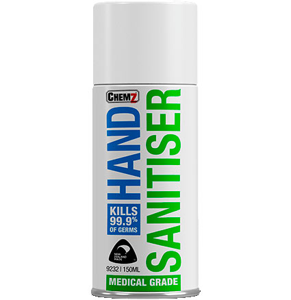 150ml AEROSOL HAND SANITISER - Image 1