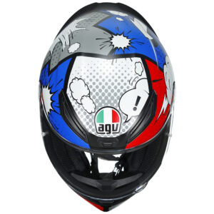 AGV K1 Road Helmet Bang Matte Italy/Blue - Image 7