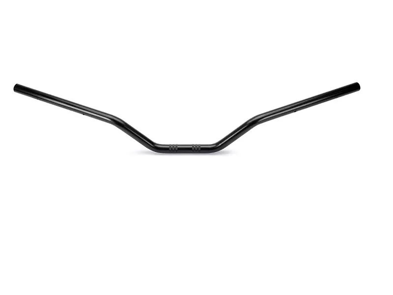 HANDLEBAR STEEL ROAD BLACK 841mm WIDE 150mm HIGH 98mm BACKSWEEP