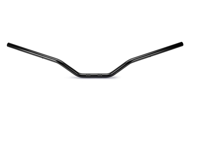 HANDLEBAR STEEL ROAD BLACK 841mm WIDE 150mm HIGH 98mm BACKSWEEP - Image 2
