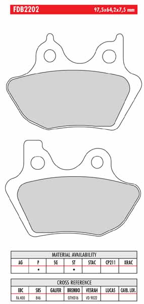 FERODO BRAKE BPADS 312ST - Image 129