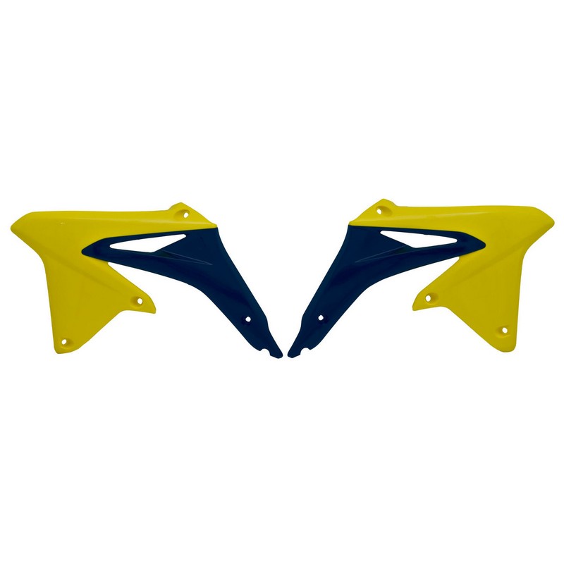 RADIATOR SHROUDS RTECH RMZ450 08-17 RMX450 10-17 YELLOW BLUE - Image 1