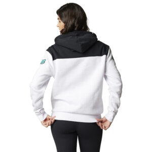 Fox FGMNT Pullover Fleece Hoody Ladies White - Image 3