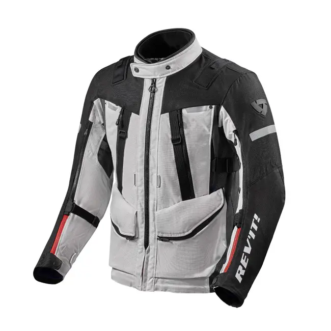Adventure Jacket REV'IT! Sand 4 H2O Silver/Black