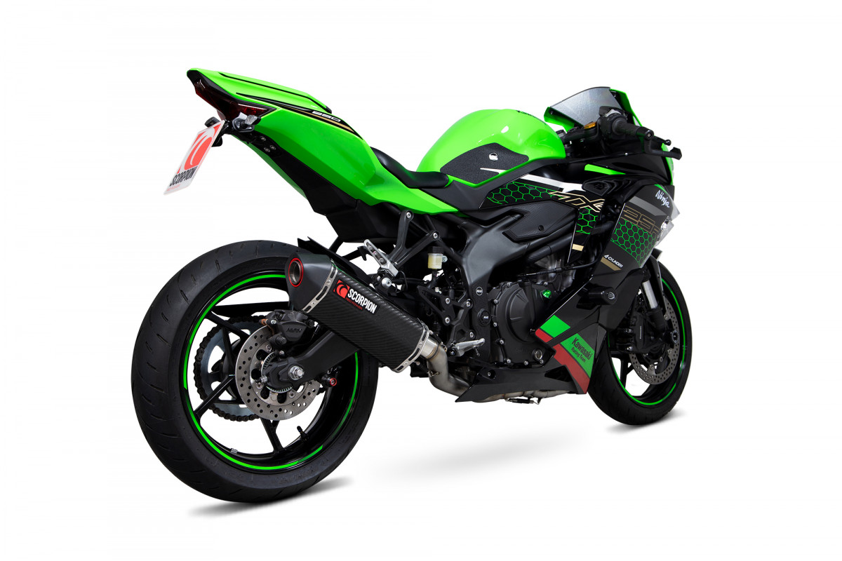 Ninja ZX-25R Serket Parallel Full System Carbon Fibre Sleeve 2020-2022 - Image 1