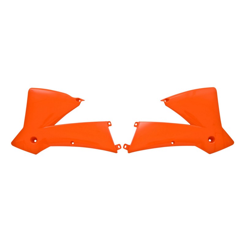 RADIATOR SHROUDS RTECH KTM 85SX 06-12 ADAPTABLE FOR 04-05 MODELS  ORANGE - Image 1