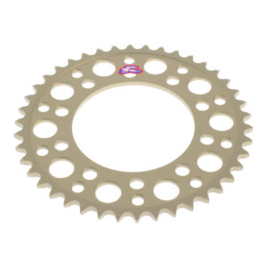 Renthal Sprocket Rear Silver 42T Alloy 7075 T6 Grooved Honda - Image 2