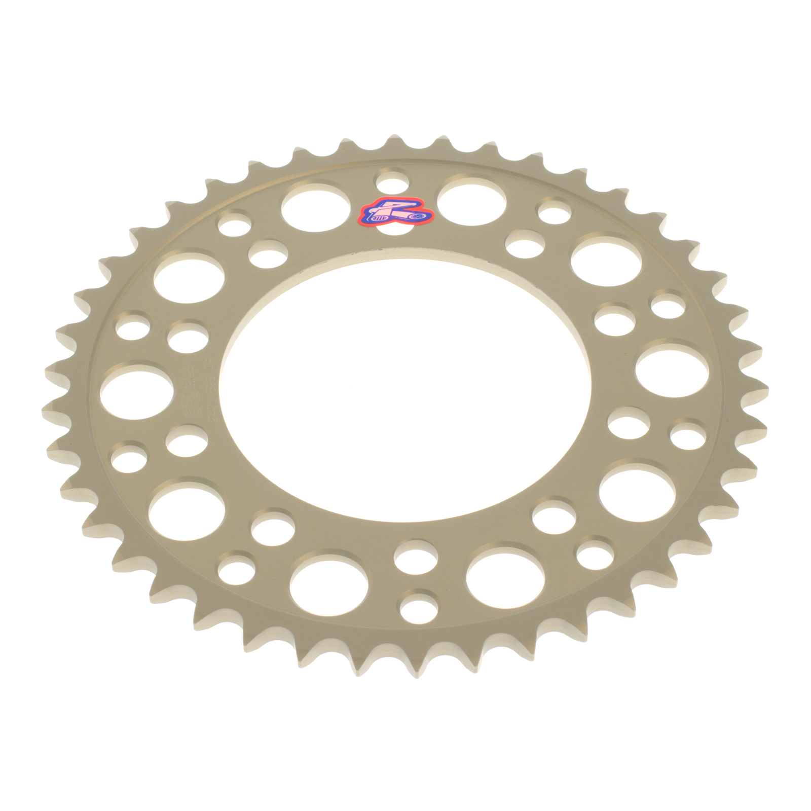 Renthal Sprocket Rear Silver 42T Alloy 7075 T6 Grooved Honda - Image 2