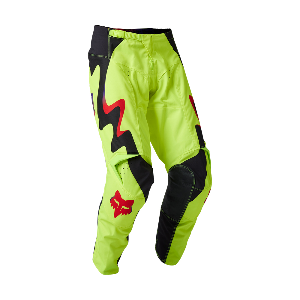 Fox 180 KOZMIK Motocross Pants Flo Yellow - Image 1