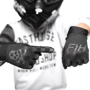 Fasthouse Youth Vapor Reaper Motocross Gloves Black - Image 5