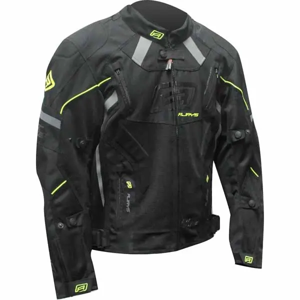 #OCTANE 111 JKT L BLK/HIVIZ 2X