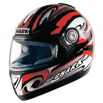 Helmet Shark S500 Level Black/Red/Silver - Image 1