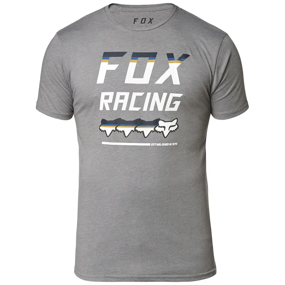 FULL COUNT SS PREMIUM TEE [HEATHER GRAPHITE] L