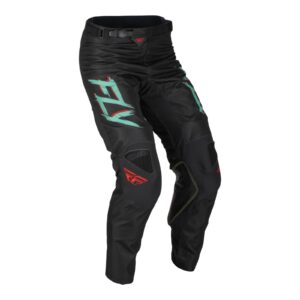 Fly Kinetic SE Rave Motocross Pants Black/Mint/Red - Image 1