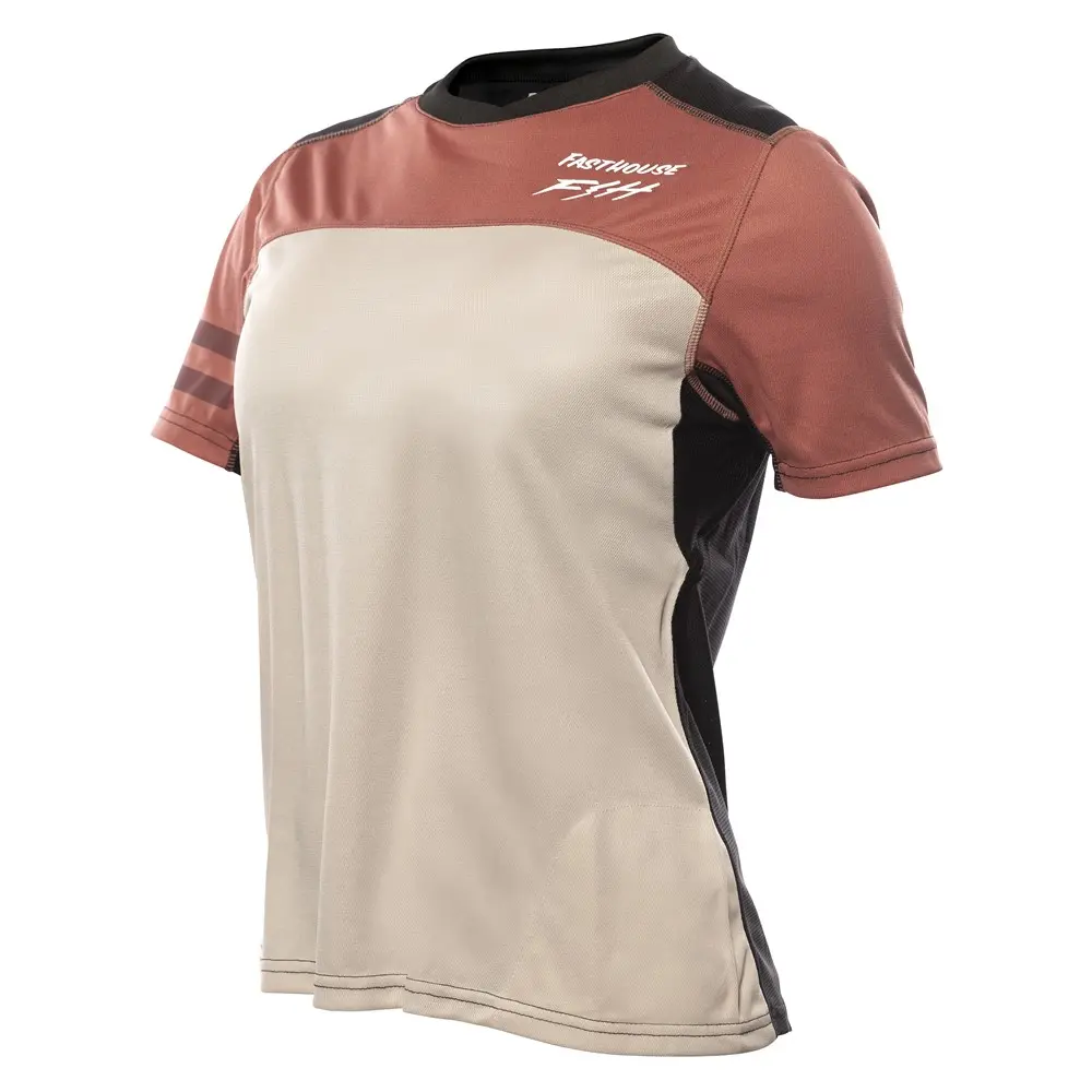 Fasthouse Alloy Sidewinder Short Sleeved Jersey Ladies Mauve/Cream