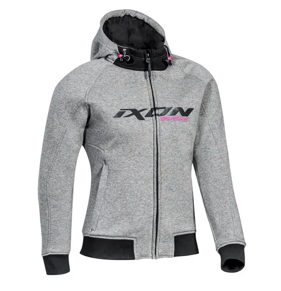 Ixon PALERMO Road Jacket Ladies Grey/Pink