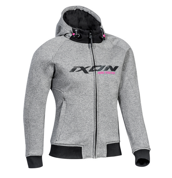 Ixon PALERMO Road Jacket Ladies Grey/Pink - Image 1