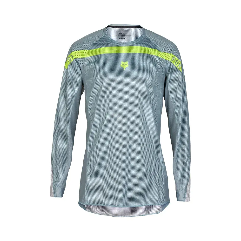 Fox Airline Aviation Motocross Jersey Grey