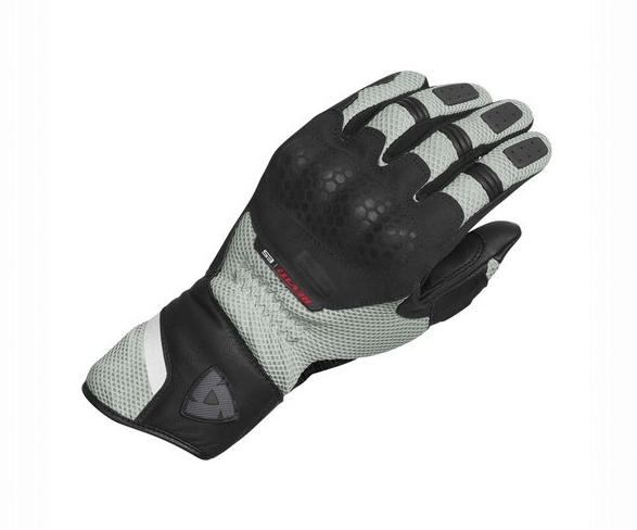 Road Gloves Rev-It Dirt Black/Silver - Image 1