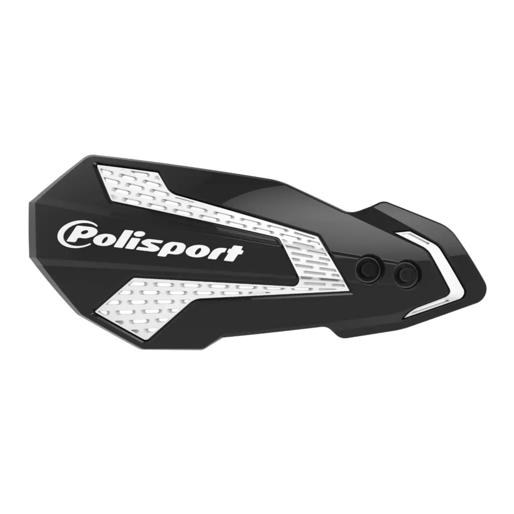 POLISPORT MX FLOW HANDGUARD BLK/WHT KTM HUSQ GASGAS