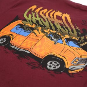 Fasthouse Cashed Tee Maroon - Image 5