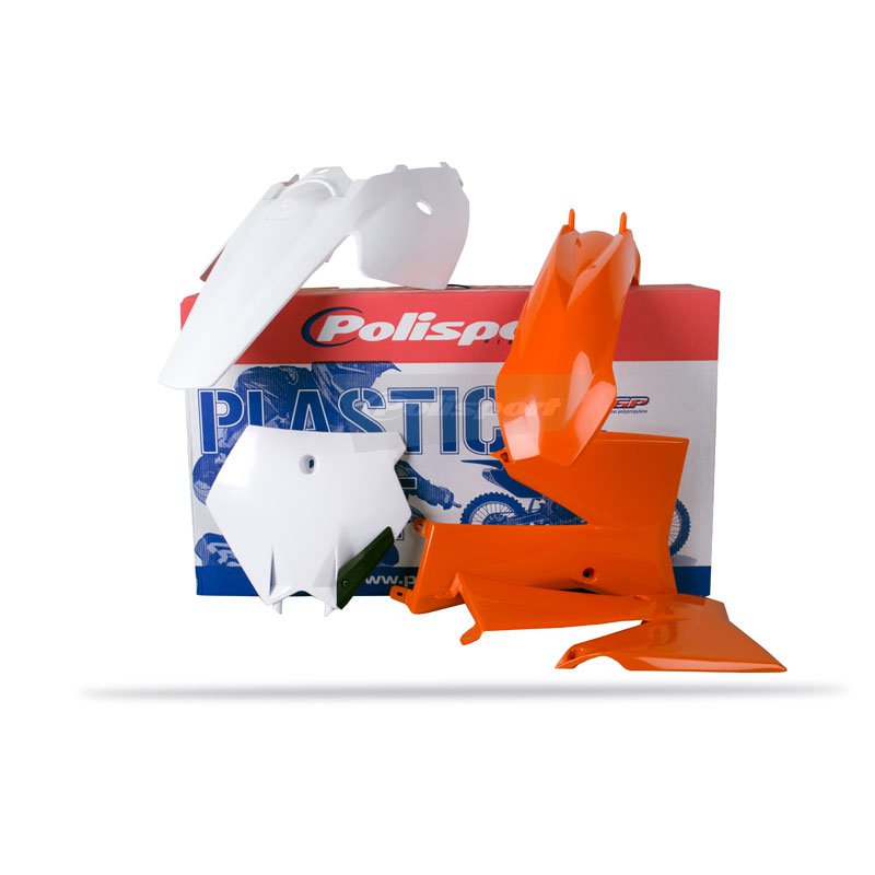 POLISPORT KIT KTM85 SX (06-12) 2011 ORG/WHT - Image 1