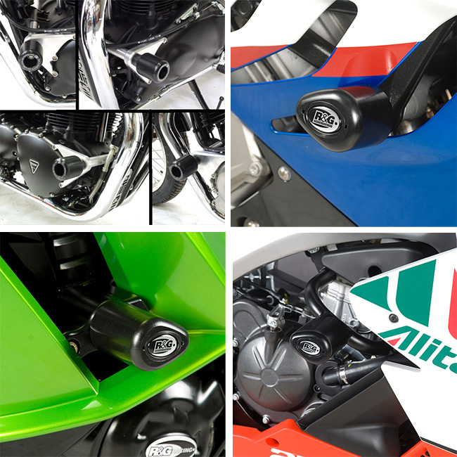 Crash Pro Aero Race Style Yamaha R7 Black 22- R&G - Image 1