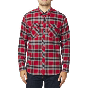 Flannel Fox Fusion Tech Cardinal - Image 2