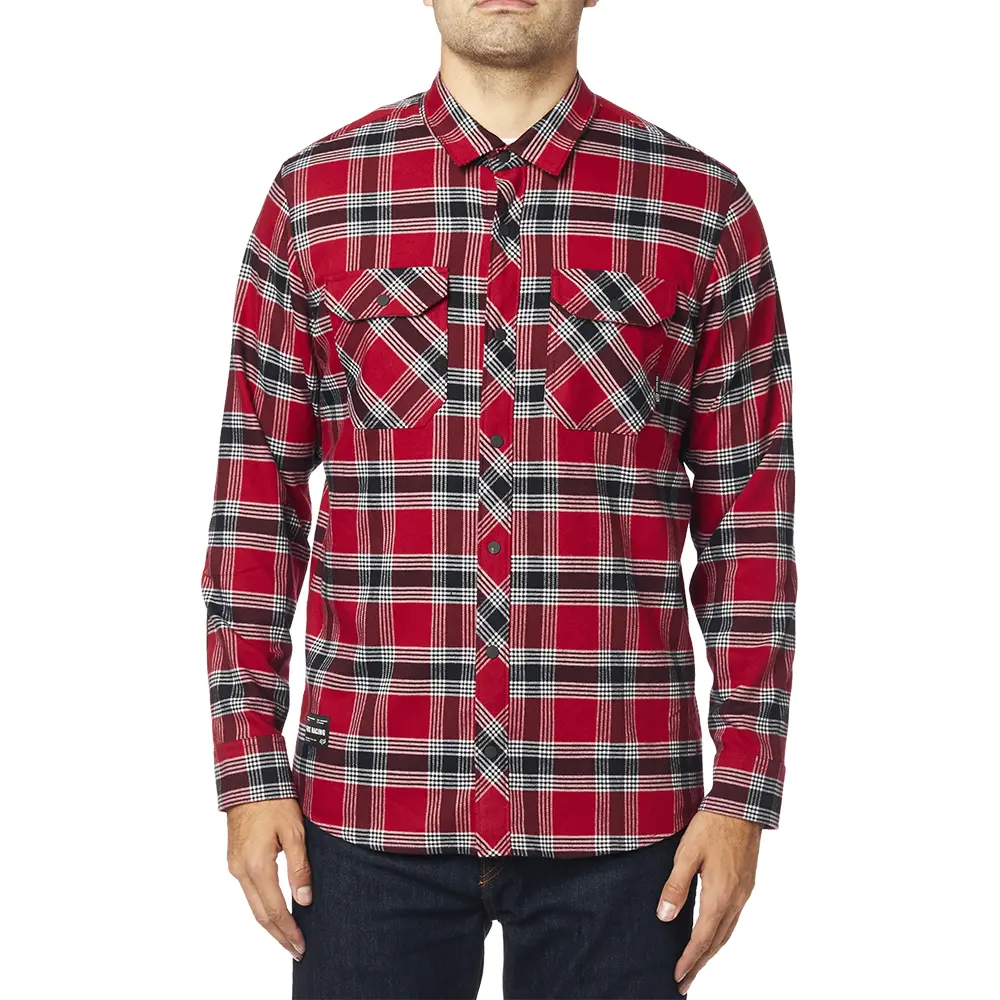 Flannel Fox Fusion Tech Cardinal