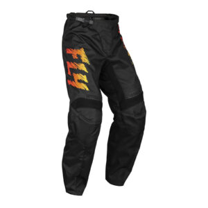 FLY Racing Youth F-16 Motocross Pants Youth Black / Yellow / Orange - Image 1