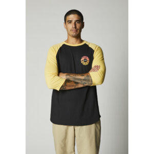 Tee Fox Revolver Raglan Black/Gold - Image 1