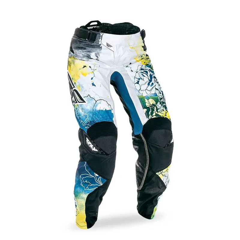 FLY KINETIC PANT '17 LADIES RACE TEA/YEL SZ 5/6