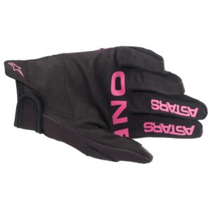 Alpinestars Radar Youth Black/Fluoro Green/Fluoro Pink Motocross Gloves - Image 2