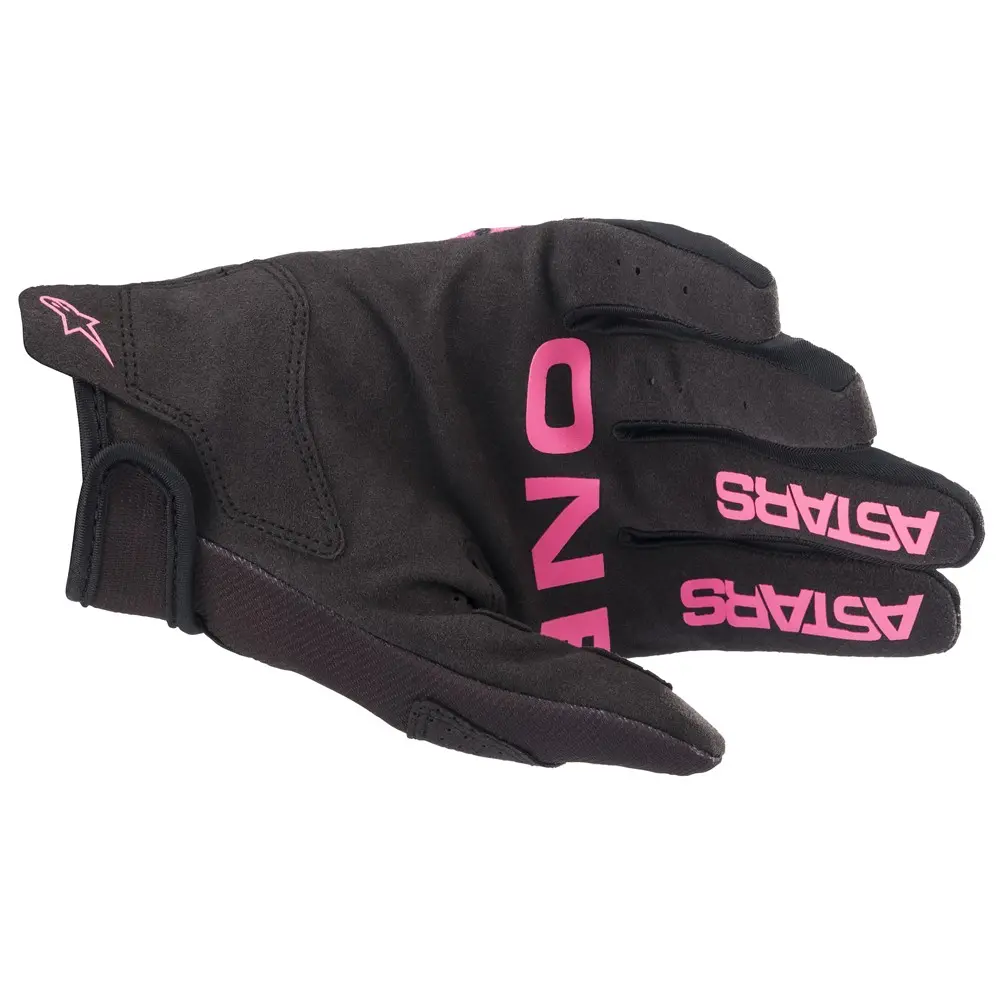 Alpinestars Radar Youth Black/Fluoro Green/Fluoro Pink Motocross Gloves